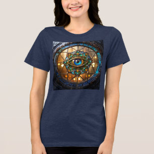 Third Eye Rustic Porthole Window Tri-Blend Shirt