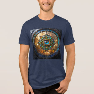 Third Eye Rustic Porthole Window Tri-Blend Shirt
