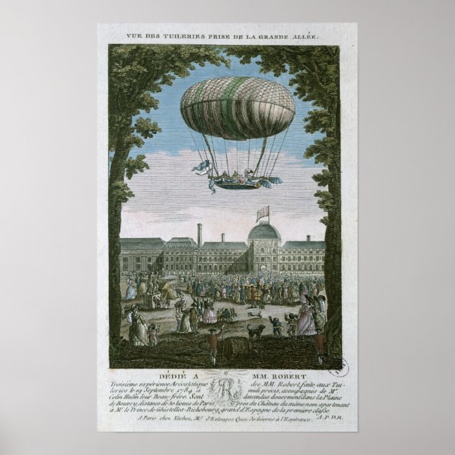 Third Flight of Nicholas Robert  and his Poster (Front)