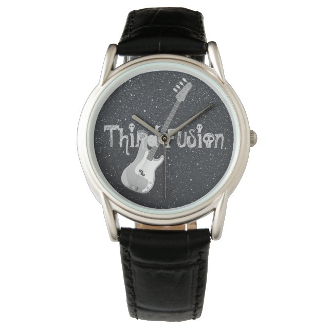 Third Fusion Bass Guitar Black Watch (Front)