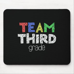 Third Grade 3rd Grade Back To School Mouse Pad
