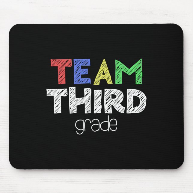 Third Grade 3rd Grade Back To School  Mouse Pad (Front)