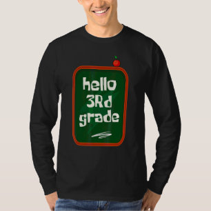 Third Grade Blackboard Teacher Team 3rd Grade Squa T-Shirt