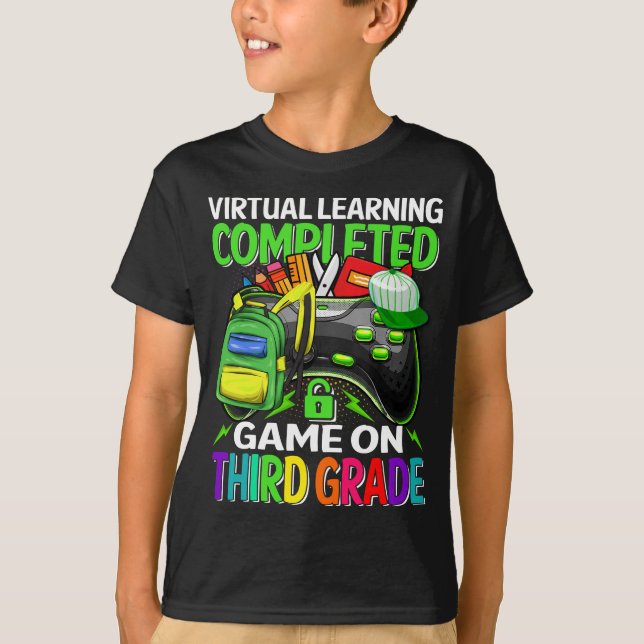  Third Grade Game Back To School T-Shirt (Front)