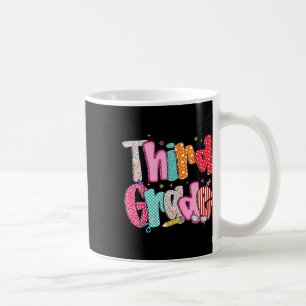 Third Grade Girls Back To School Preppy Pencil 3rd Coffee Mug