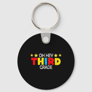 Third Grade Kids Boy Back To School Students Teach Keychain
