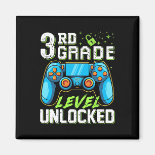 Third Grade Level Unlocked Back To School Video Ga Magnet