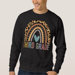 Third Grade Rainbow Girls Boys Teacher Team 3rd Gr Sweatshirt