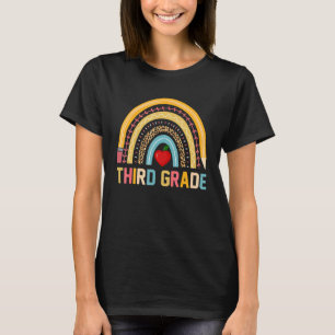 Third Grade Rainbow Girls Boys Teacher Team 3rd Gr T-Shirt