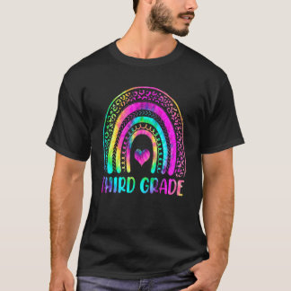 Third Grade Rainbow Tie Dye Teacher Team 3rd Grade T-Shirt