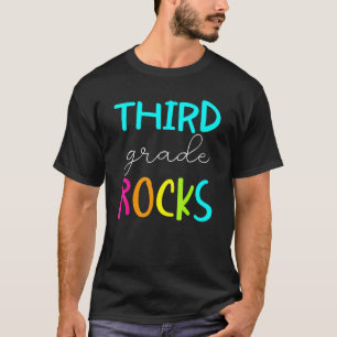 Third Grade Rocks Team 3rd Grade Teacher T-Shirt