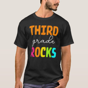 Third Grade Rocks Team 3rd Grade Teacher T-Shirt