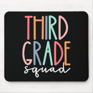 Third Grade Squad 3rd Grade Teacher Crew Ck To Sch Mouse Pad