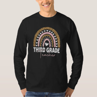 Third Grade Teacher Team 3rd Grade Squad Rainbow T-Shirt