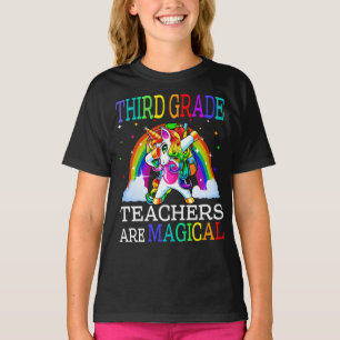 Third Grade Teachers Are Magical Unicorn T-Shirt