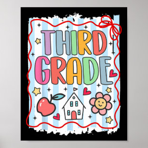 Third Grade Team Back To School 3rd Grade Poster