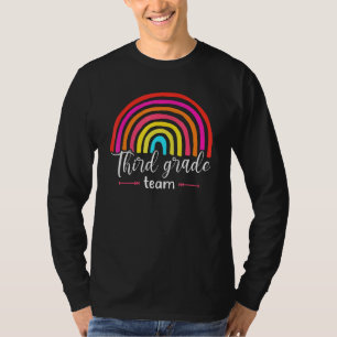 Third Grade Team Teacher Student Back To School Ra T-Shirt