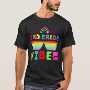 Third Grade Vibes Back To School Teacher & Student T-Shirt