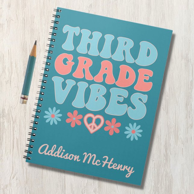 Third Grade Vibes - Retro Back To School Notebook (Creator Uploaded)