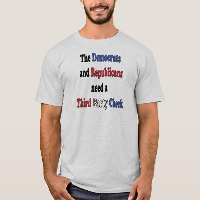 Third Party Check T-Shirt (Front)