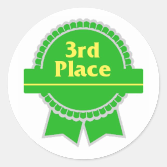 Third Place Sticker (Front)