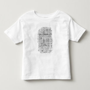 Third Sonata for piano and violin Toddler T-shirt