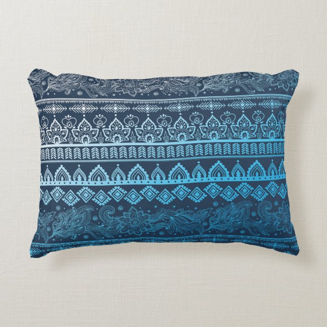 Third tribal ethnic, seamless pattern. accent pillow (Front)