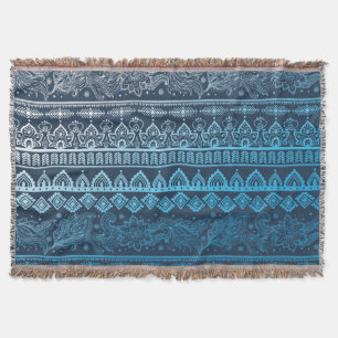 Third tribal ethnic, seamless pattern. throw blanket