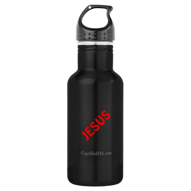 Thirst4Jesus gotGod316.com Liberty 532 Ml Water Bottle (Front)