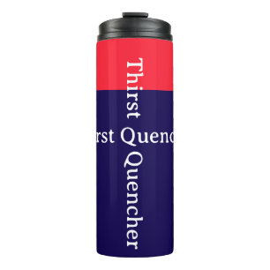 Thirst Quencher Red Blue   Thermal Tumbler