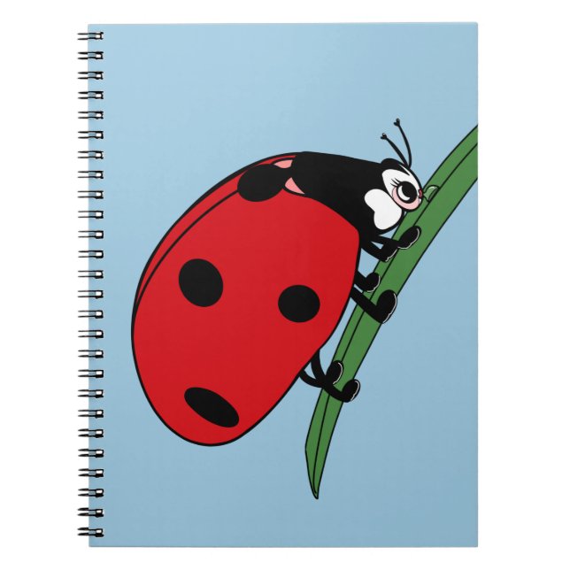 Thirsty Ladybug  Notebook (Front)