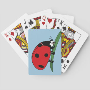 Thirsty Ladybug Playing Cards