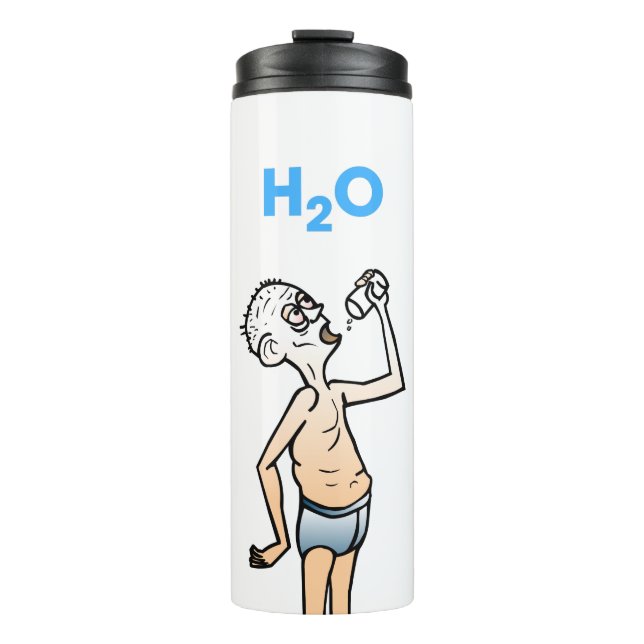 Thirsty Man Thermal Tumbler (Front)