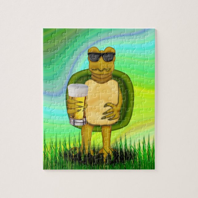 Thirsty Turtle Jigsaw Puzzle (Vertical)