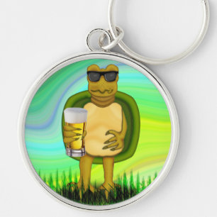 Thirsty Turtle Keychain