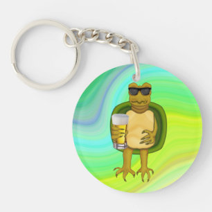 Thirsty Turtle Keychain