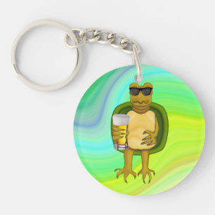 Thirsty Turtle Keychain