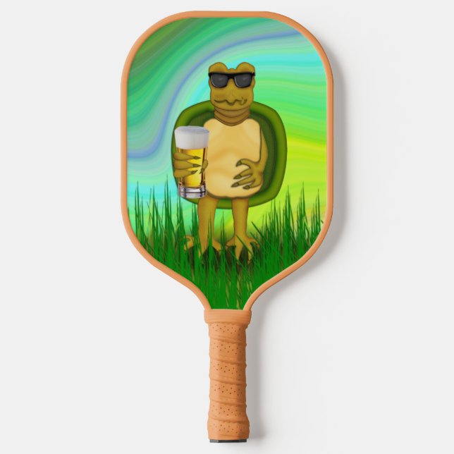 Thirsty Turtle Pickleball Paddle (Front)