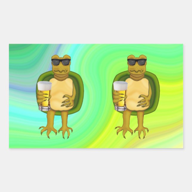 Thirsty Turtle Sticker (Front)