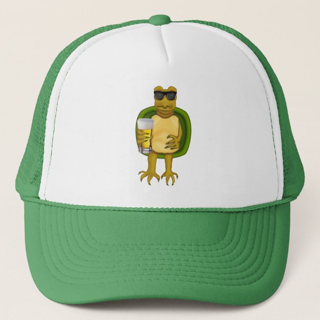 Thirsty Turtle Trucker Hat (Front)