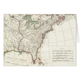 Thirteen Colonies Vintage Map (1776)