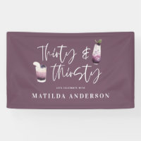 Thirty and thirsty 30th birthday party