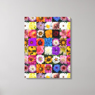 Thirty Flowers Canvas Print