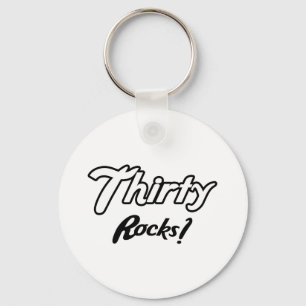 Thirty Rocks Birthday Gifts Keychain