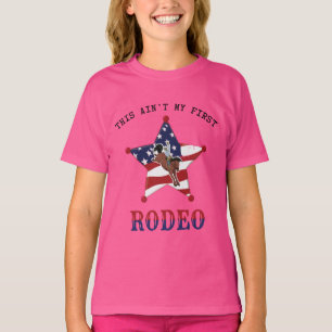 This ain't my first RODEO / black Letter T-Shirt