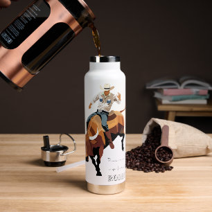 This ain't my first RODEO : Bull rider Water Bottle