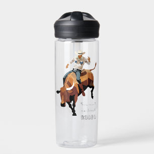 This ain't my first RODEO : Bull rider Water Bottle