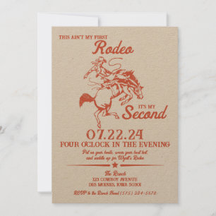 This Ain't My First Rodeo Invite