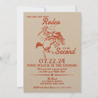 This Ain't My First Rodeo Invite