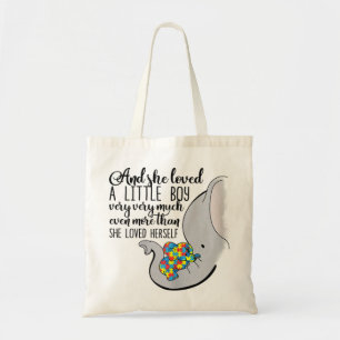 This And She Loved A Little Boy Very Very Much Eve Tote Bag